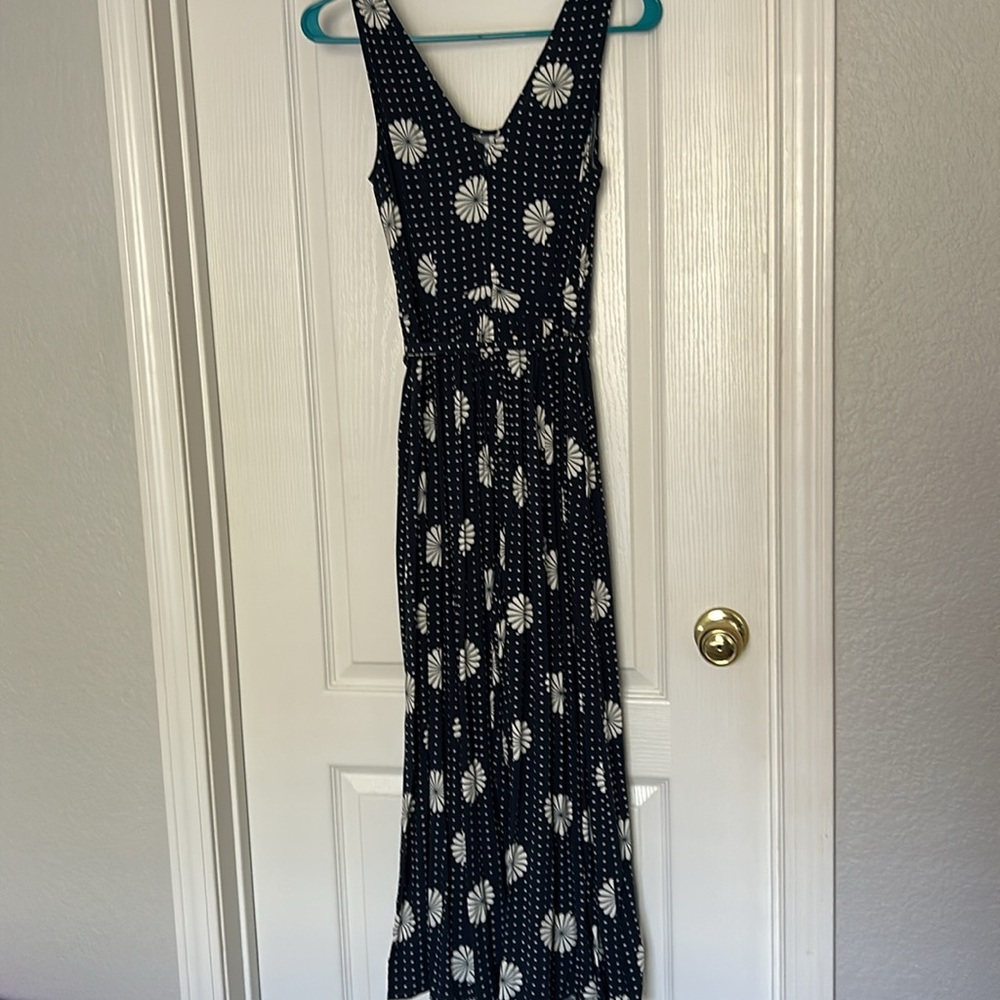 Modcloth floral pleated jumpsuit